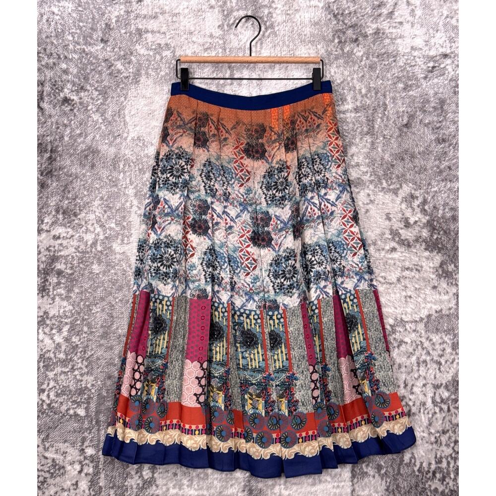 Bohemian Printed Midi Skirt in Multicolor
